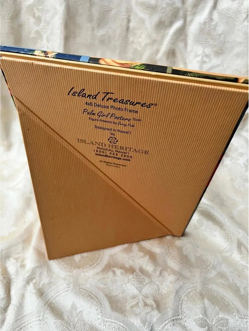 NEW Hawaii 4x6” Island Treasures Deluxe Photo Picture Frame HULA GIRL POSTERS